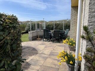 Terrasse mit Dünnenblick