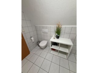 Großzügiger WC Bereich