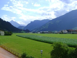 Blick vom Balkon