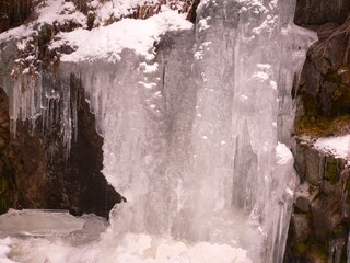 Gefrorene Wasserfälle