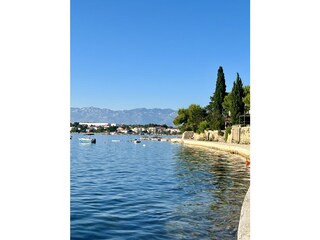 Strand direkt vor dem Haus