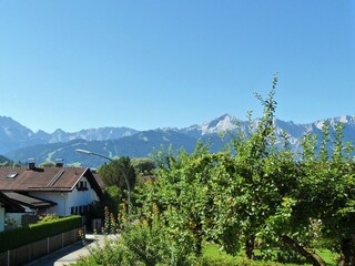 Panorama zum Wettersteingebirge