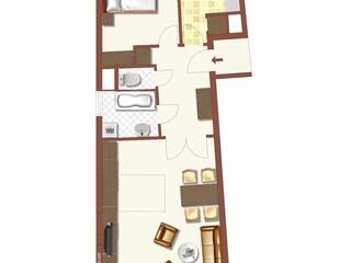 Appartamento per vacanze Nizza Pianta del piano 30