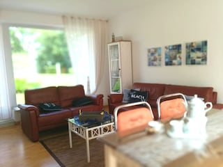 Ferienhaus Wohnzimmer Essecke