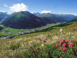 Blick auf Davos