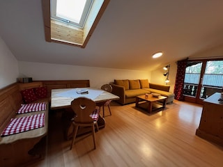 Blick ins Wohnzimmer