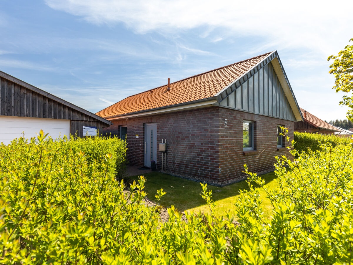 Blick auf das Ferienhaus