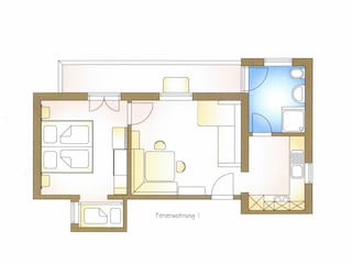 Ferienwohnung Staudach-Egerndach Grundriss 12