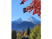 Blick von der Terrasse/Balkon Herbst