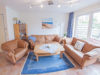 Cosy leather seat group