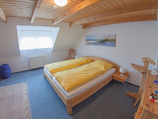Bedroom 1 with double bed