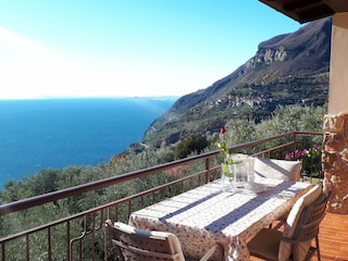 Balkon mit ausreichend Platz