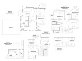 Villa Schleusegrund Grondplan 21