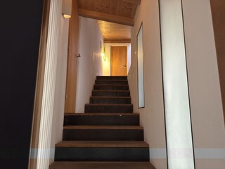 Stairwell to the living area