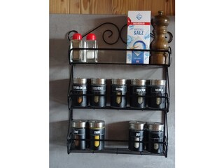 Gewürze in der FeWo vorhanden