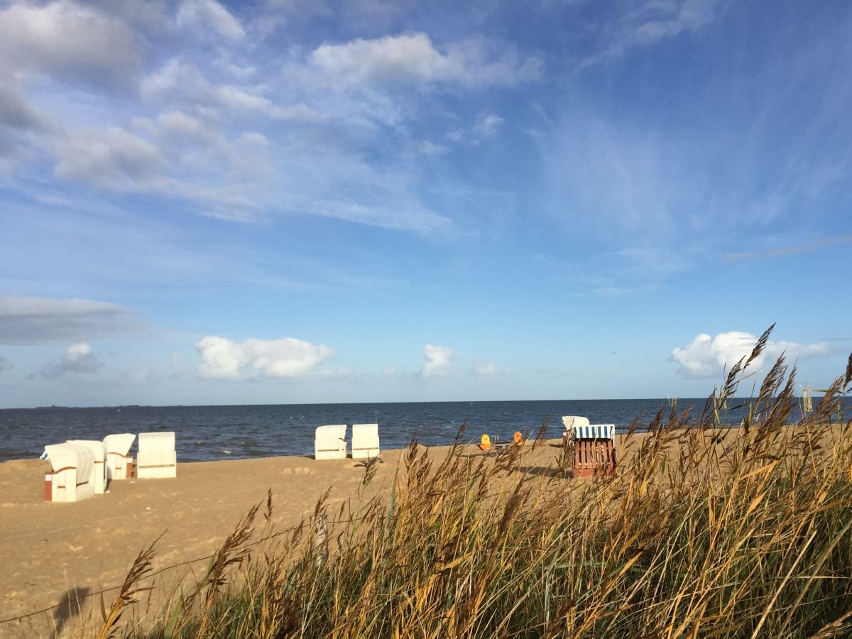 Strandkorb am Strand von Mai bis September inklusive!