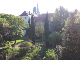 Traumausblick auf die Stadtmauergärten
