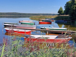 unser Ruderboot kann dazu gebucht werden