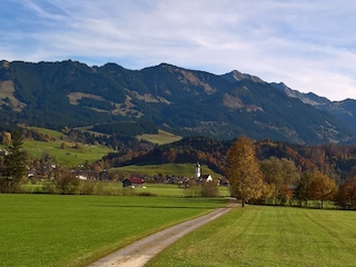 Altstädten von Westen Richtung Sonnenkopf