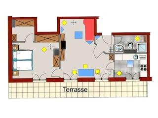 Ferienwohnung Duhnen Grundriss 15