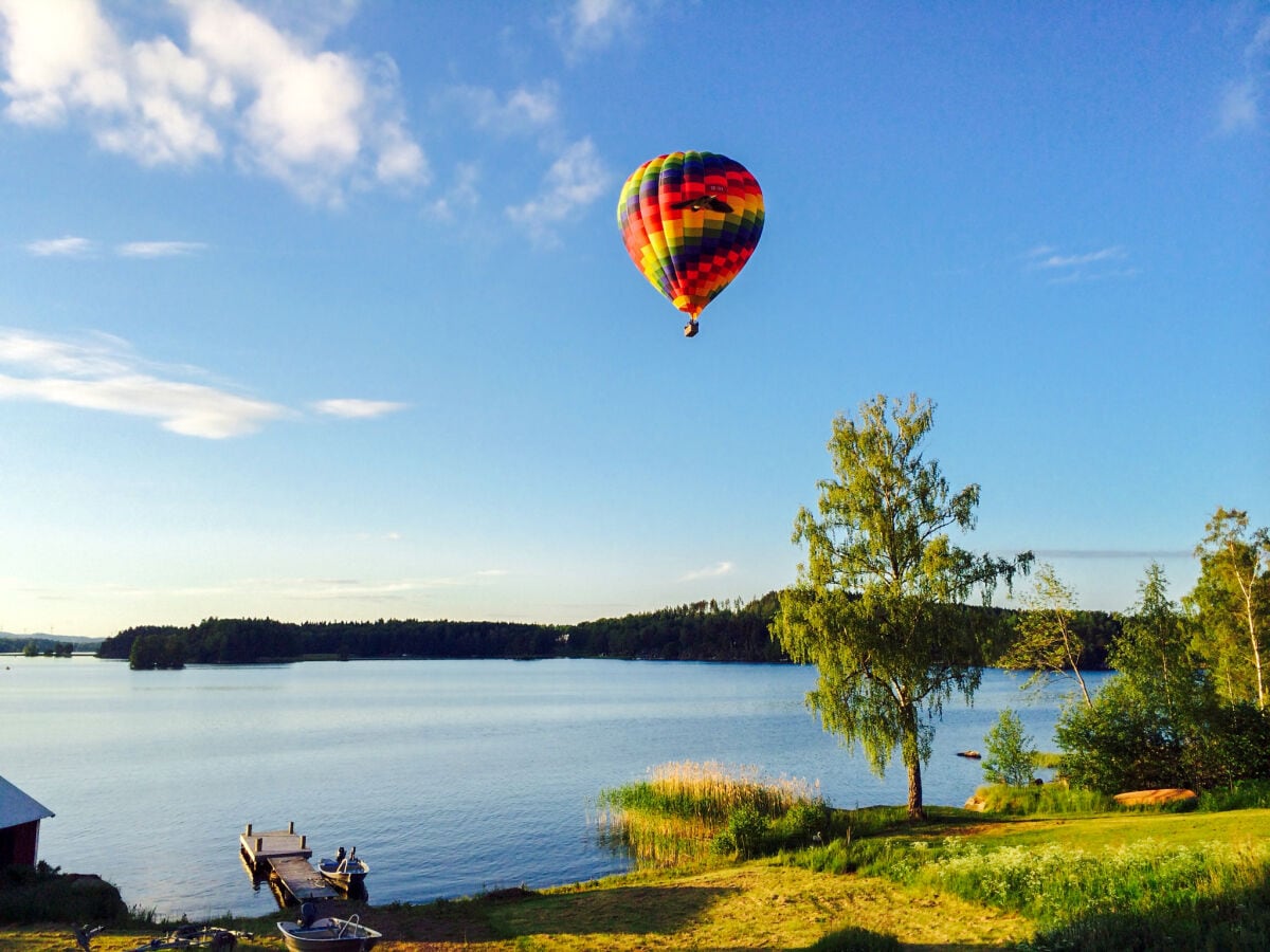 Ballon fliegen in Gränna und über den See Bunn