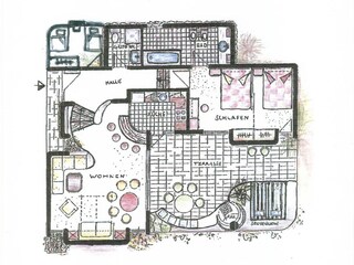 Villa Morro Jable Pianta del piano 41