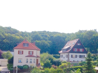 Aussicht vom Balkon