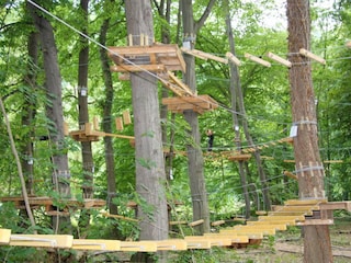 Hochseilgarten im Bodetal