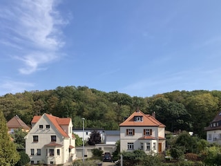 Ausblick vom Balkon