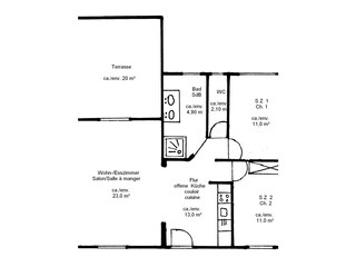 Vakantiehuis Brétignolles-sur-Mer Grondplan 42
