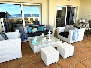 outside lounge area