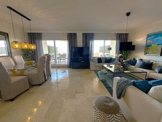 view in to living room