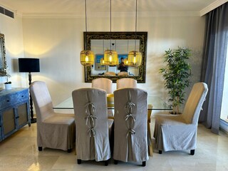 dining area in living room