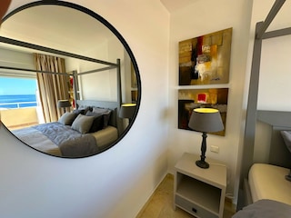 stylish master suite w. frontal seaviews