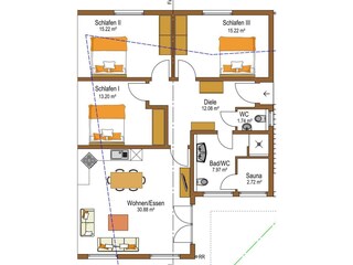 Vakantiehuis Mittelberg Grondplan 11