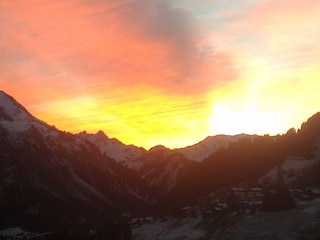 Mittelberg-Blick von der Terrasse