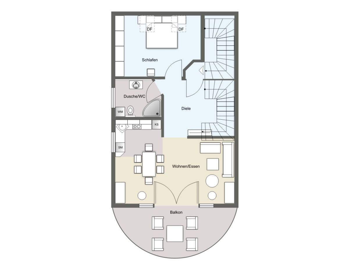 Ferienwohnung Juist Grundriss 27