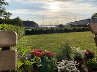 Abendstimmung auf der Terrasse