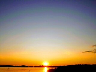 Abendstimmung Achterwasser