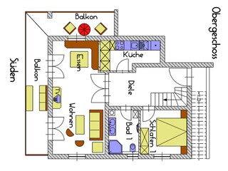 Appartamento per vacanze Grainau Pianta del piano 30