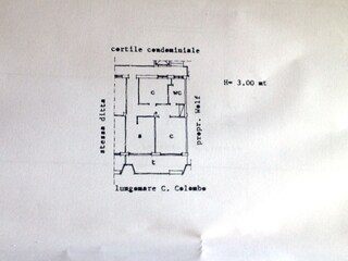 Appartamento per vacanze Ospedaletti Pianta del piano 23