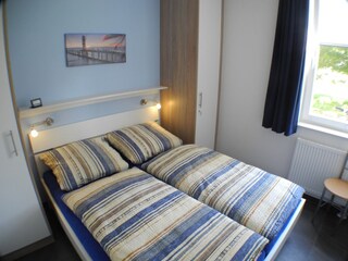 2. Schlafzimmer ebenfalls mit Doppelbett