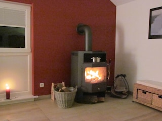 Kamin im WZ-Bereich des Roten Atelierhauses