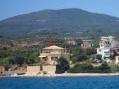 the villa as seen from the sea