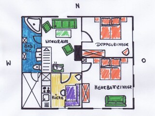 Vakantiehuis Schruns Grondplan 20