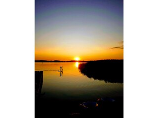 Abendstimmung Achterwasser