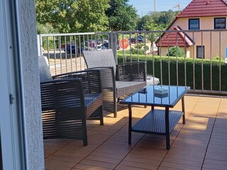 Sonnenterrasse am Abend