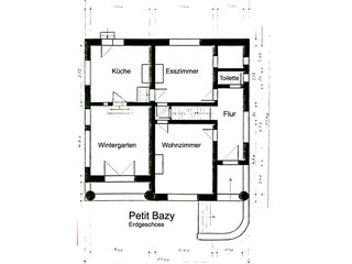 Villa Magescq Grondplan 40