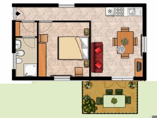 Vakantieappartement Brenzone sul Garda Grondplan 30