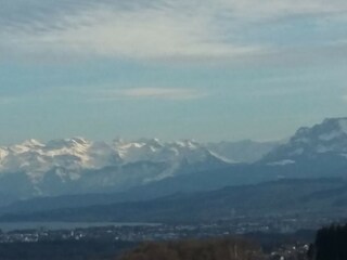 Bei schönem Wetter schöne bergsicht